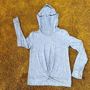 Zella Girls l/s Active Hoodie sz XL w/ knot waist front
